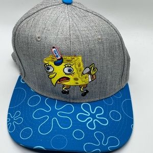 Spongebob Squarepants Adjustable Snap Back Baseball Hat by Nickelodeon.